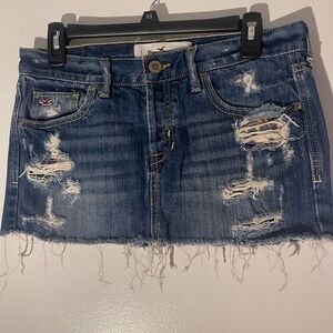 Vintage Hollister Distressed Mini Skirt